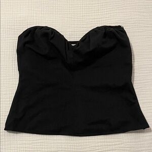 Zara Black Strapless Top